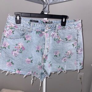 Wild Fable Denim Flower Shorts